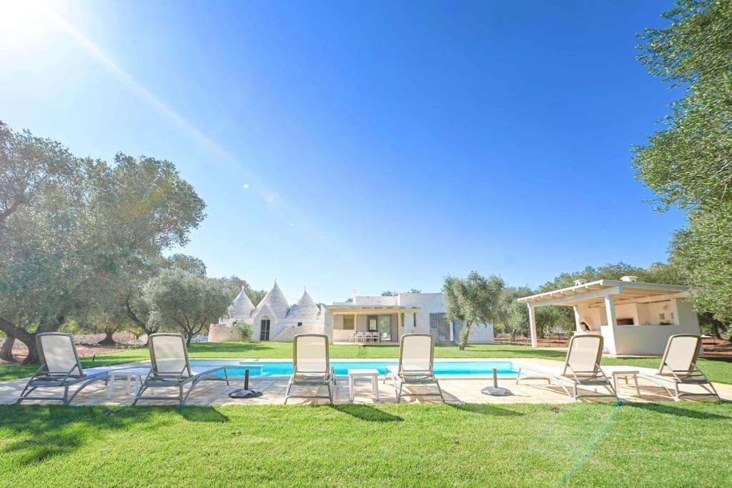 Villa New Trulli Eden 101 With Private Pool And Jacuzzi San Michele Salentino Exterior foto